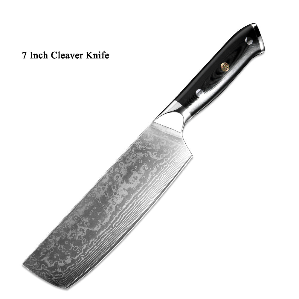 Japanese Damascus steel knife