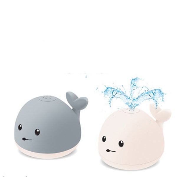 Baby Cute Cartoon Whale Floating Spraying