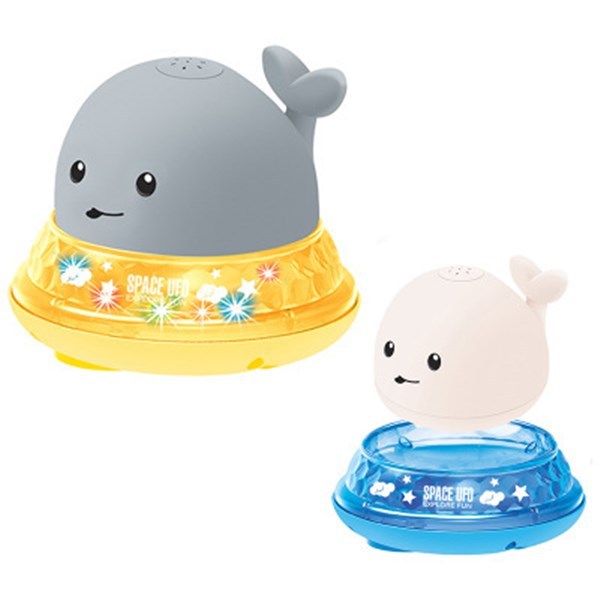 Baby Cute Cartoon Whale Floating Spraying