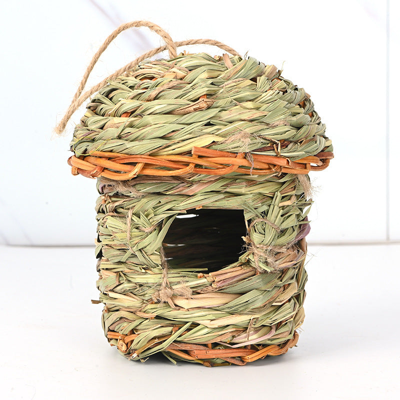 Creative Straw Birds Nest Hand Woven Cage