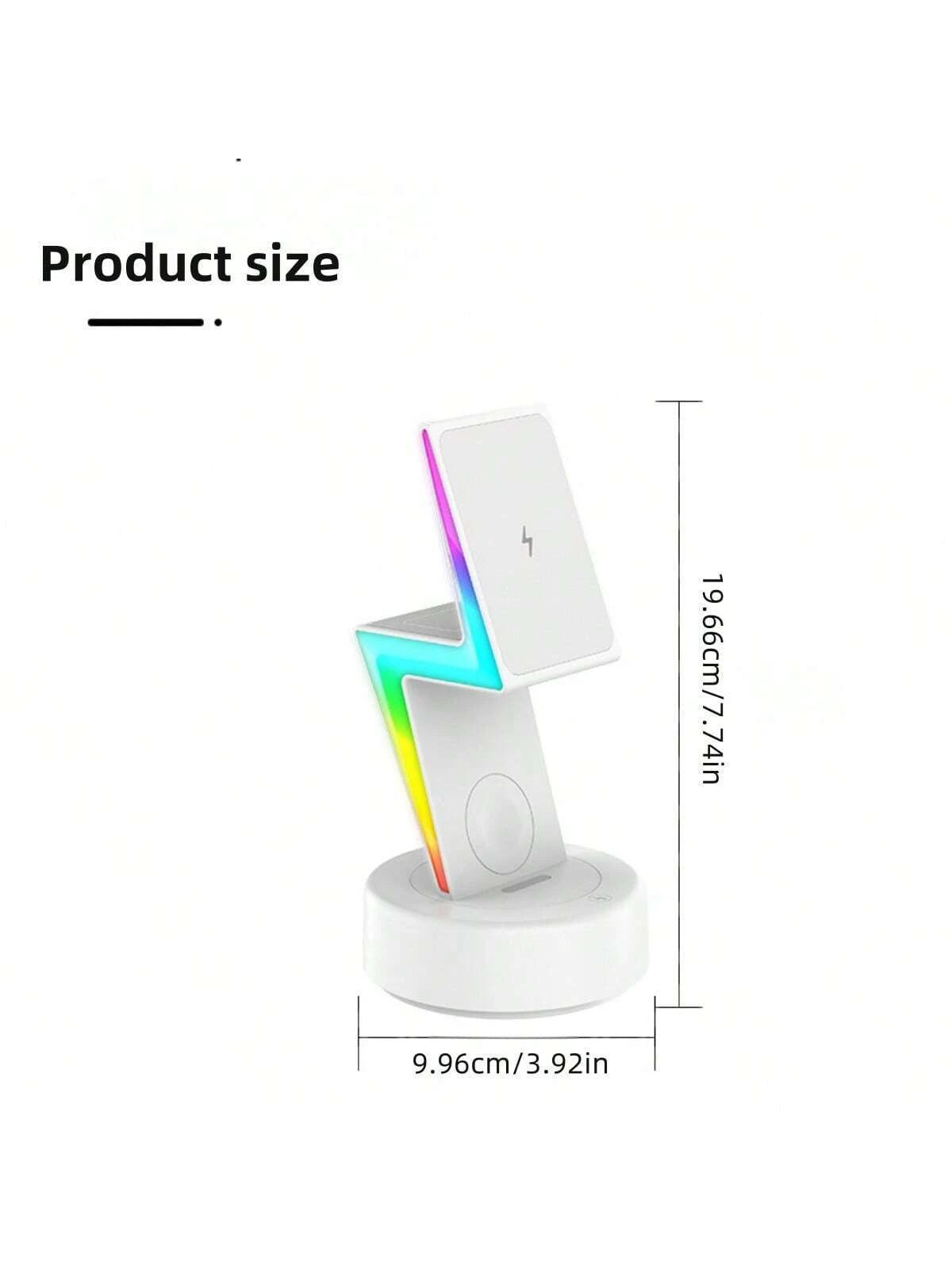 Lightning Bolt 3 in 1 Magnetic Wireless Charging Station