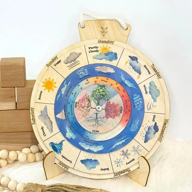 Weather Calendar Ornaments Learning Toys