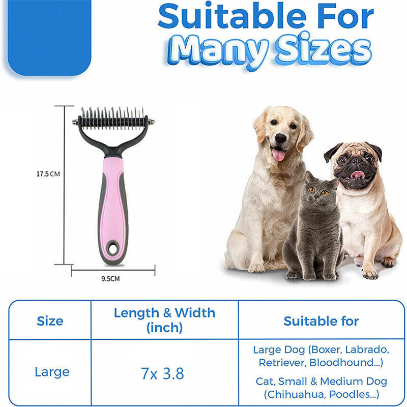 Grooming Brush For Pet Deshedding Tool