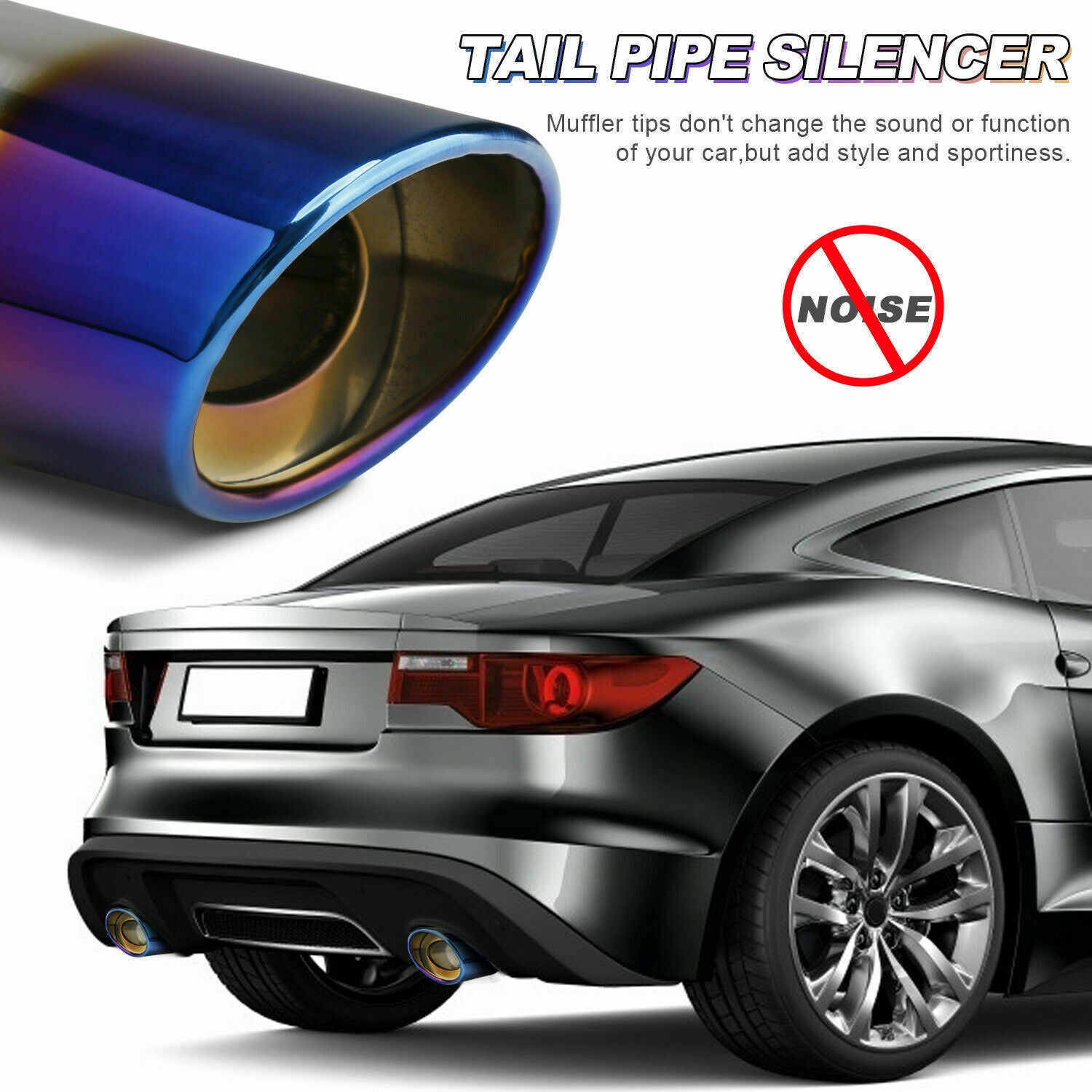 Car Exhaust Pipe Stainless Steel Round