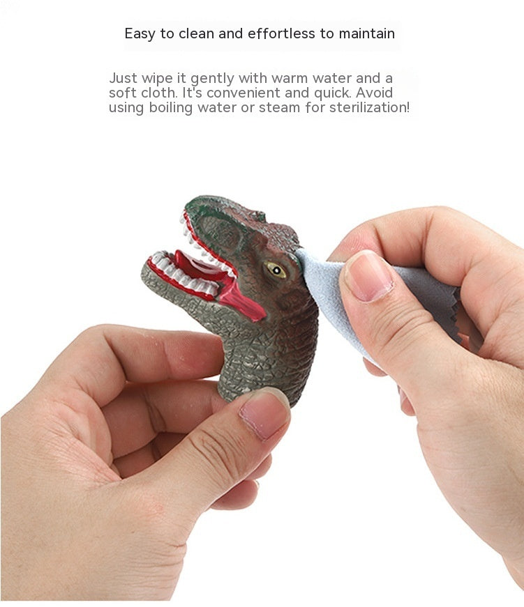 Children's Early Education Finger Puppets Dinosaur Toys