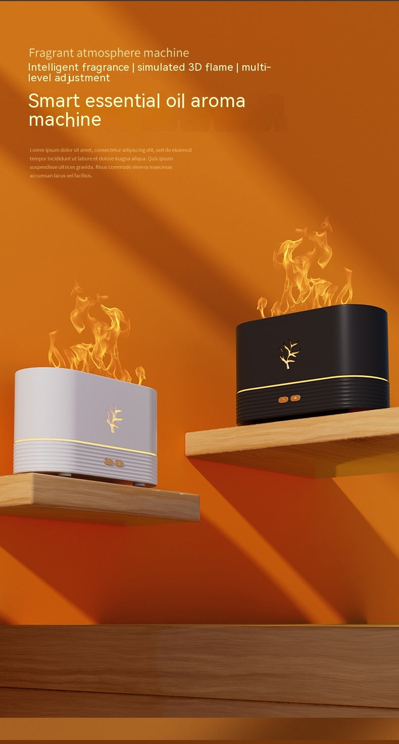 Flame Humidifier Night Lamp