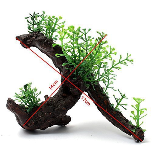 Aquatic Decorative artificial Wood Plant For Aquarium