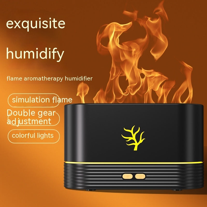 Flame Humidifier Night Lamp