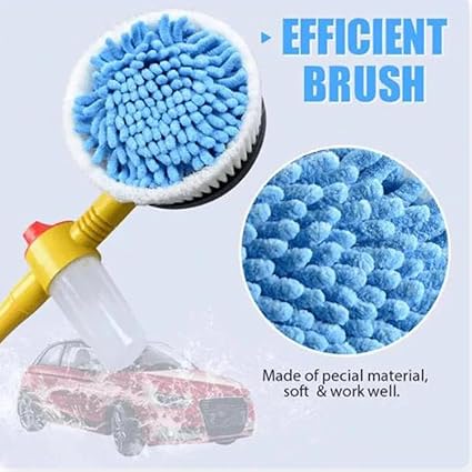 Heavy-Duty Car Wash Brush With Extendable Handle