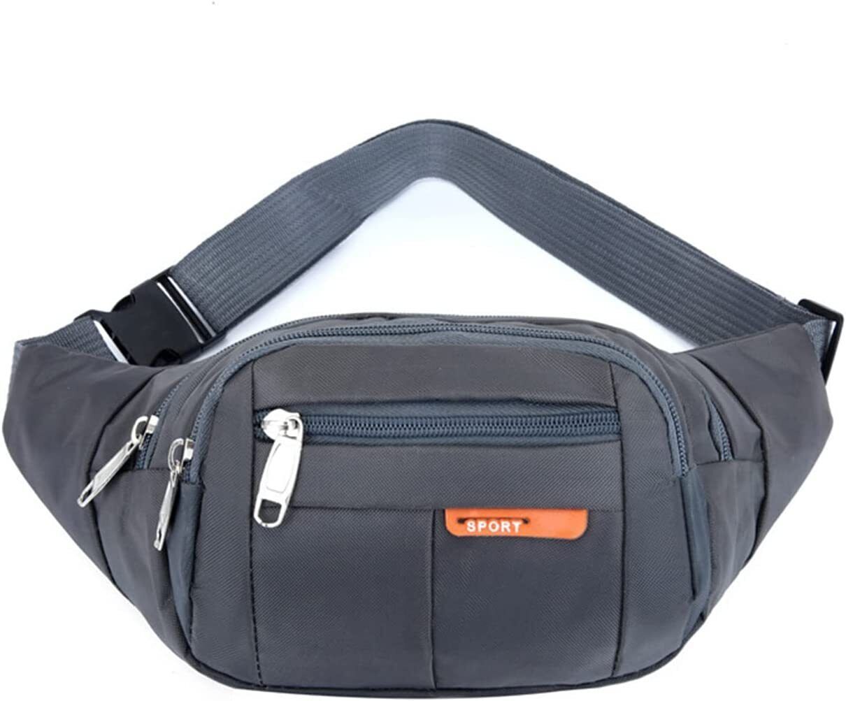 Men Belt Waist Bag Cross Body Travel Pouch