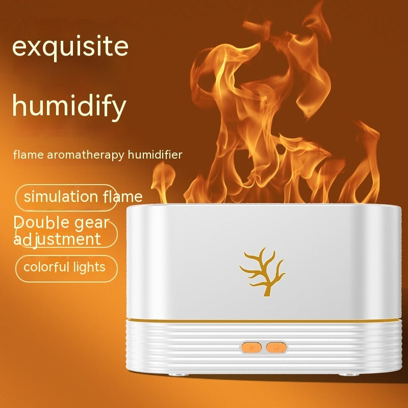 Flame Humidifier Night Lamp