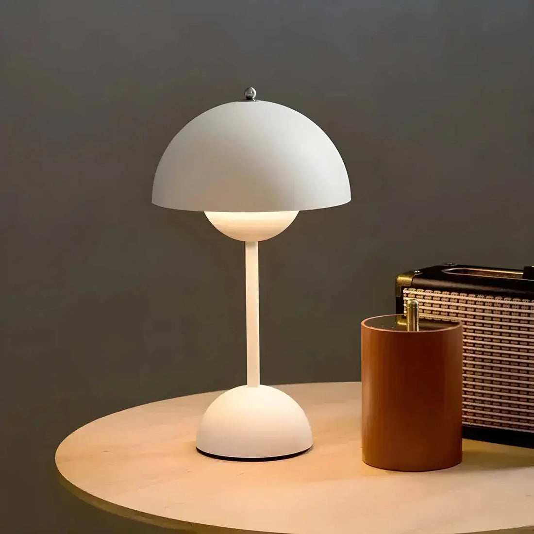 Flowerpot Mushroom Table Lamp