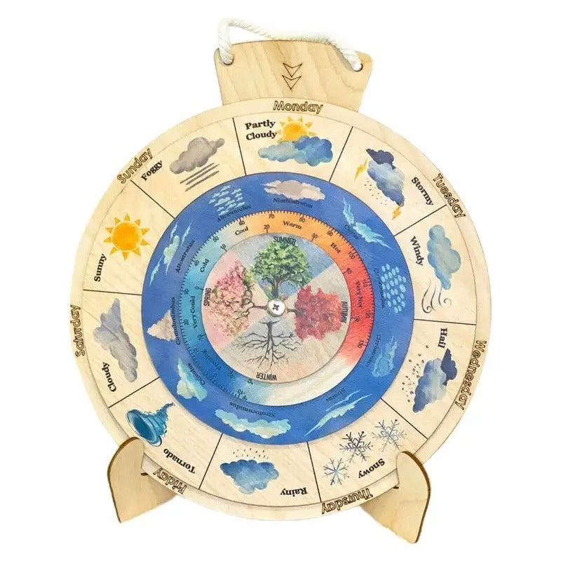 Weather Calendar Ornaments Learning Toys