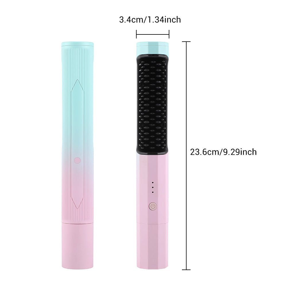 Straightening Comb Rechargeable Hair Wireless Straightener