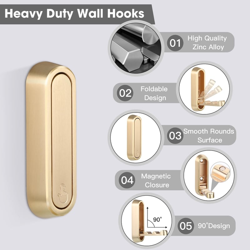 Foldable Wall Hook