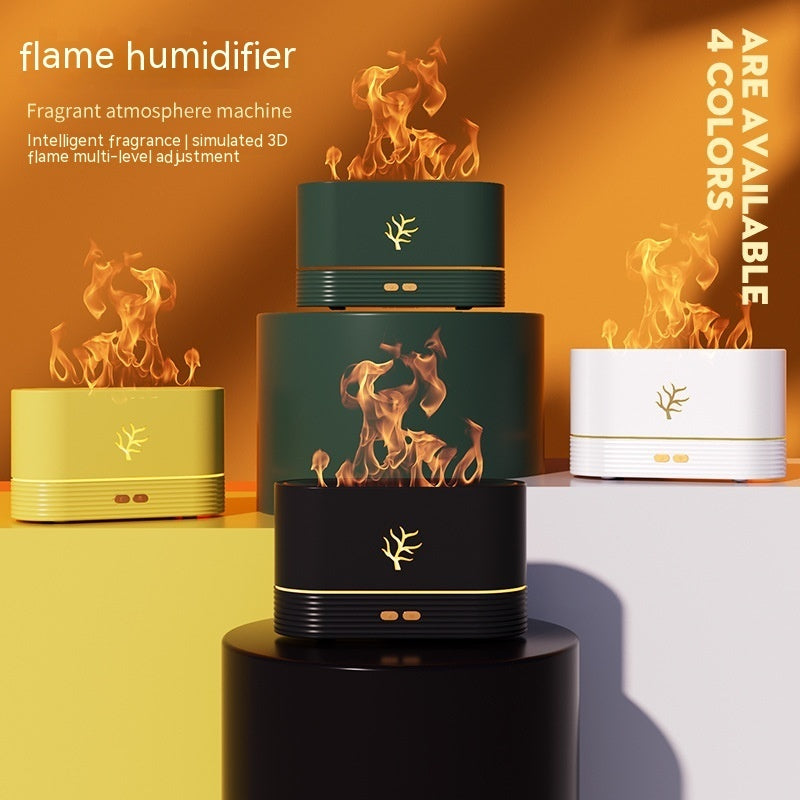 Flame Humidifier Night Lamp