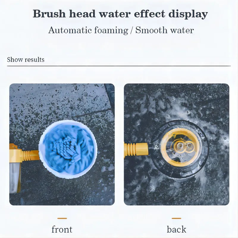 Heavy-Duty Car Wash Brush With Extendable Handle