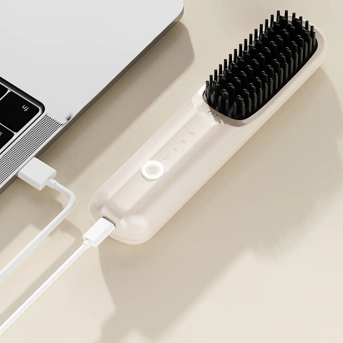 Hair Vanity Heated Hair Brush Rechargeable And Portable