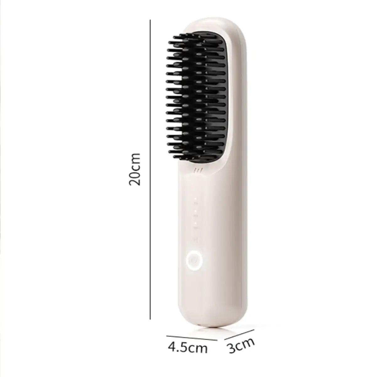 Hair Vanity Heated Hair Brush Rechargeable And Portable